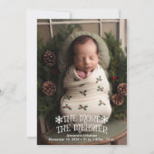 Photo Faire-part de naissance Noël (Devant)