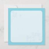 PHOTO FAIRE-PART DE NAISSANCE point cardiaque bleu (Dos)