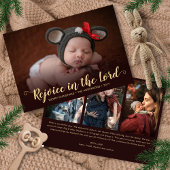 Photo Faire-part de naissance religieuse Carte de 