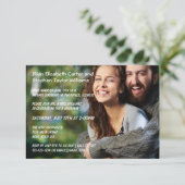 Photo - Faire-part Mariage 3x5 (Debout devant)