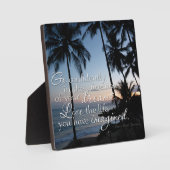 Photo Faites confiance à Thoreau Citer Petite Plaque Pho (Recto)