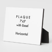 Photo Faites-le vous-même - Plaque 7x5 avec Easel (Côté)