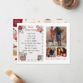 Photo Famille Collage Pays Carte de Noël (Devant/Arrière en situation)