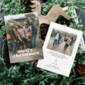 Photo famille Joyeuse carte de Noël