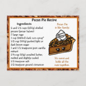 Photo famille + Recette Carte de Noël (Dos)