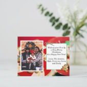 Photo famille + Recette Carte de Noël (Debout devant)