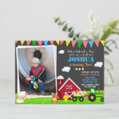 Photo Farm invitation anniversaire Barnyard annive (Debout devant)