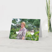 Photo Fête des Mères Script & Cartes de Coeur (Devant)