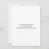 Photo Fiançailles Mariage Enregistrer La Carte Dat (Dos)