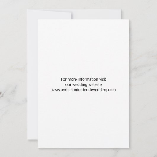 Photo Fiançailles Mariage Enregistrer La Carte Dat (Dos)