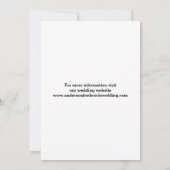 Photo Fiançailles Mariage Enregistrer La Carte Dat (Dos)