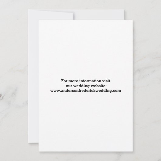 Photo Fiançailles Mariage Enregistrer La Carte Dat (Dos)