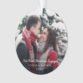 Photo Fiançailles moderne simple (devant)