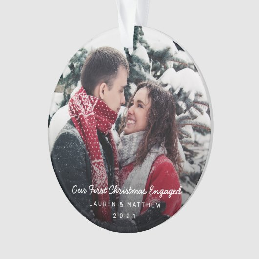 Photo Fiançailles moderne simple (devant)