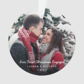 Photo Fiançailles moderne simple (devant)