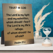 Photo Fierté en Dieu Plaque de Tabletop avec Eau (Côté)