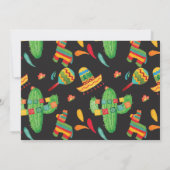 Photo Fiesta Invitation pour le premier anniversai (Dos)