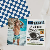 Photo Fin-Tastic Shark Birthday Invitation