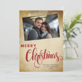 Photo First Christmas Marié Appartement Carte de v (Debout devant)