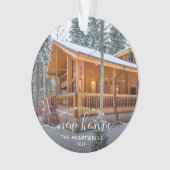 Photo First Christmas Nouveau Accueil Script blanc (devant)