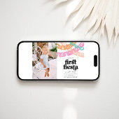 Photo First Fiesta Anniversaire Invitation