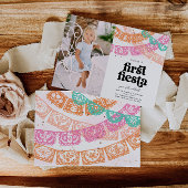 Photo First Fiesta Anniversaire Invitation
