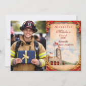 Photo First Responder Graduation Celebration Aankondiging (Voorkant)