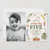 Photo Fishing 5e Anniversaire Invitation (Devant)