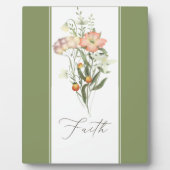 Photo Fleur Sauvage Foi  Plaque (Devant)