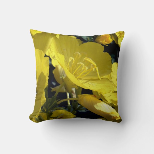 Photo Fleurs Jaunes, Coussin Été (Recto)