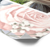 Photo Floral Célébration de la vie Poster funérair (Coin)