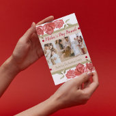 Photo Floral Modern Mothers Day Brunch Invitations