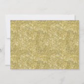 Photo Floral Parties scintillant Horse Invitation (Dos)