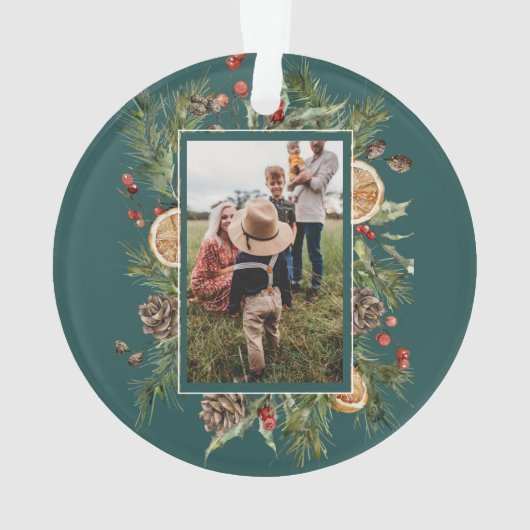 Photo florale rustique (dos)