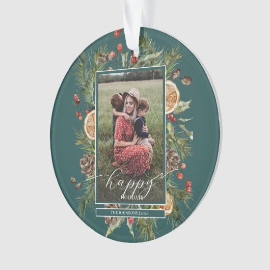 Photo florale rustique (devant)