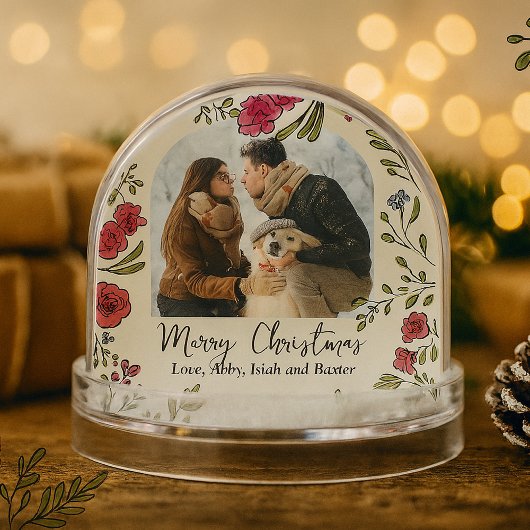 Photo florale tirée à la main