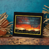 Photo Foi et scènes inspirantes Plaque (Côté)