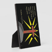 Photo Foi série Psaume 119:105 Écriture Art Plaque (Côté)