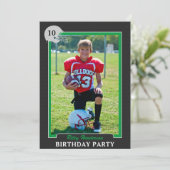 Photo Football carte de commerce fête d'anniversai (Debout devant)