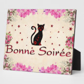 Photo Français : Plaque Bonne Soiree (Côté)