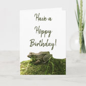 Photo Frog Carte Anniversaire Ajouter un message p (Devant)