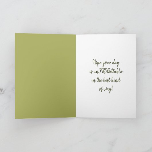 Photo Frog Carte Anniversaire Ajouter un message p (Intérieur)