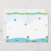 Photo Frog invitation d'anniversaire Reptile invit (Dos)