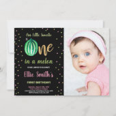 Photo Full Green Watermelon Invitations d'annivers (Devant)