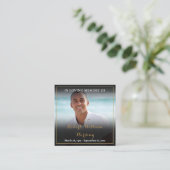 Photo Funérailles - Cartes de poésie (Debout devant)