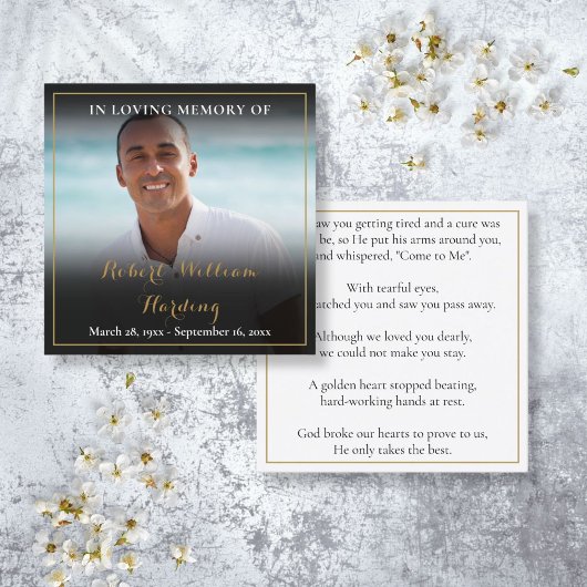 Photo Funérailles - Cartes de poésie