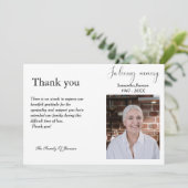 Photo Funérailles célébration de la vie carte de r (Debout devant)