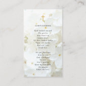 Photo funéraire Forever Hearts Carte de prière cro (Dos)