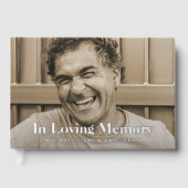 Photo Funeral Memorial Livre d'invités (Recto)