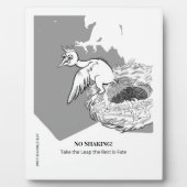 Photo Funny Donne-moi du Courage Plaque (Devant)